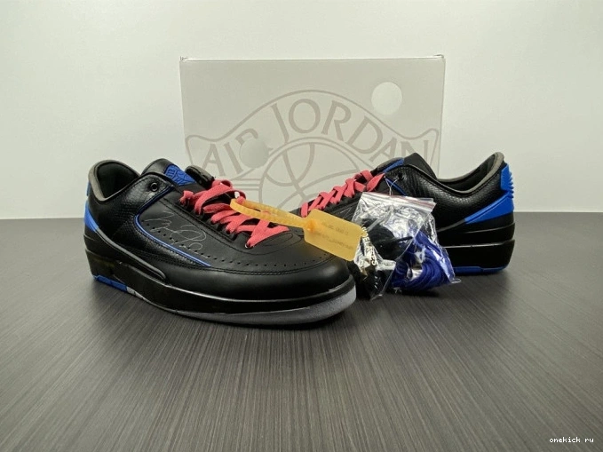Rep Onekick Blue Off-White Jordan DJ4375-004 Low 2 Retro SP Black 0728